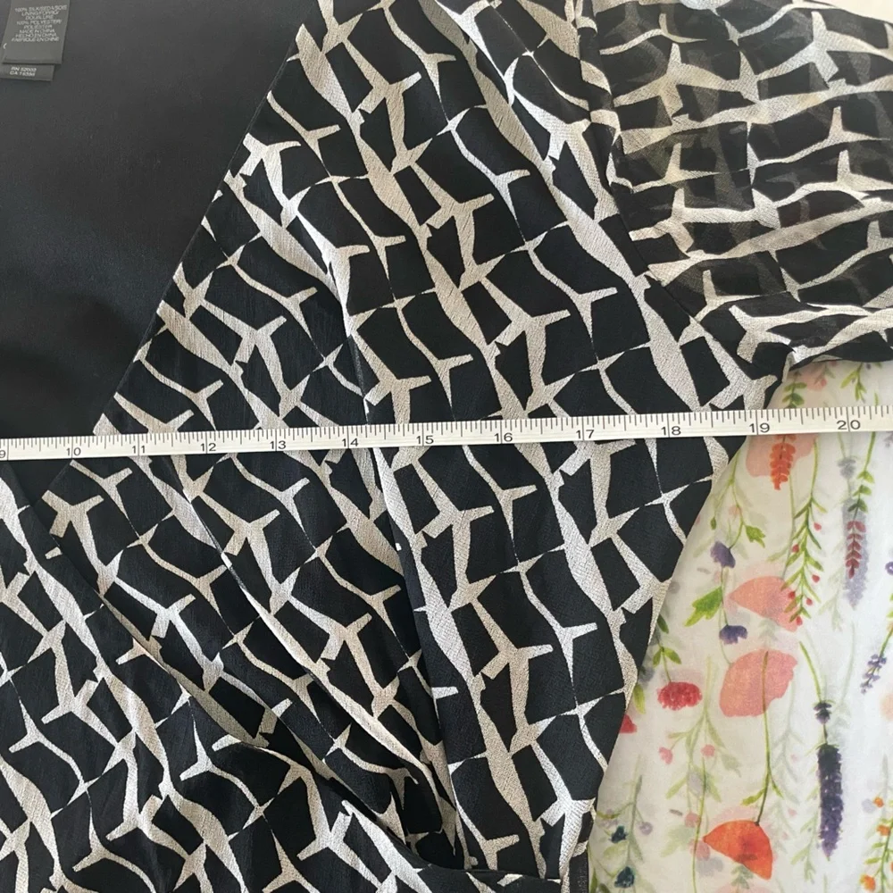 Kenneth Cole 100% Silk Wrap Dress